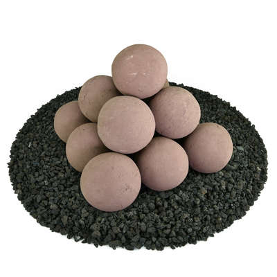 Adobe Red,4",Regular,Ceramic Fire Balls