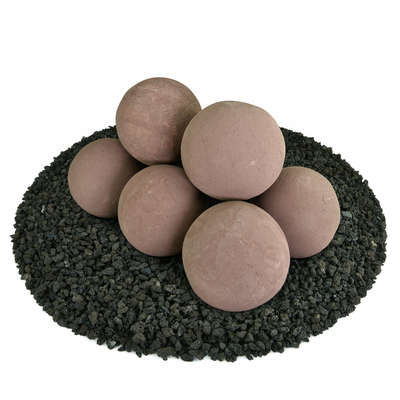 Adobe Red,5",Regular,Ceramic Fire Balls