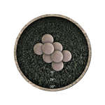Adobe Red Speckled,5",Regular,Ceramic Fire Balls