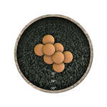 Burnt Orange,5",Regular,Ceramic Fire Balls