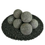 Charcoal Gray Speckled,5",Regular,Ceramic Fire Balls