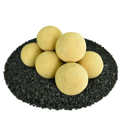 Dandelion Yellow,5",Regular,Ceramic Fire Balls
