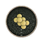 Dandelion Yellow,5",Regular,Ceramic Fire Balls
