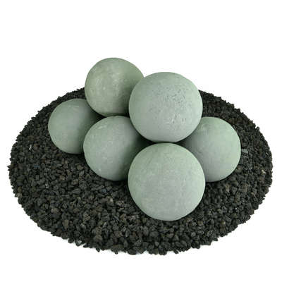 Pewter Gray,5",Regular,Ceramic Fire Balls