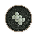 Pewter Gray Speckled,5",Regular,Ceramic Fire Balls