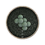 Slate Green Speckled,5",Regular,Ceramic Fire Balls