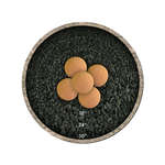 Burnt Orange,6",Regular,Ceramic Fire Balls