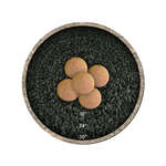 Burnt Orange Speckled,6",Regular,Ceramic Fire Balls