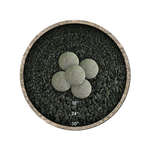 Charcoal Gray Speckled,6",Regular,Ceramic Fire Balls