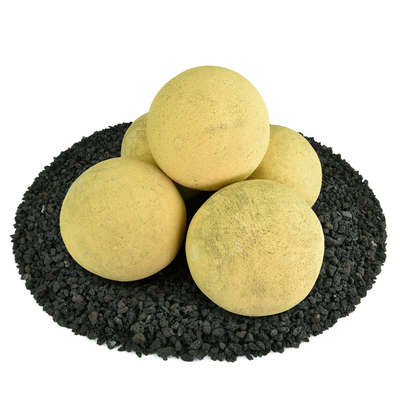 Dandelion Yellow,6",Regular,Ceramic Fire Balls