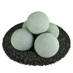 Pewter Gray,6",Regular,Ceramic Fire Balls