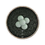 Pewter Gray,6",Regular,Ceramic Fire Balls