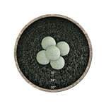 Pewter Gray Speckled,6",Regular,Ceramic Fire Balls