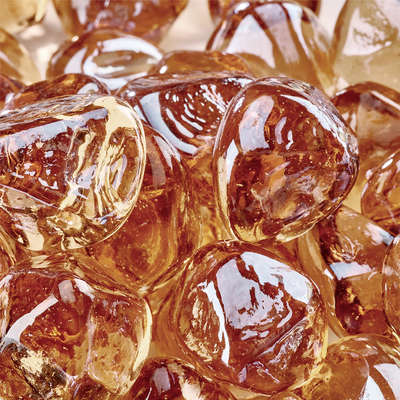 Champagne,Fire Glass Diamonds