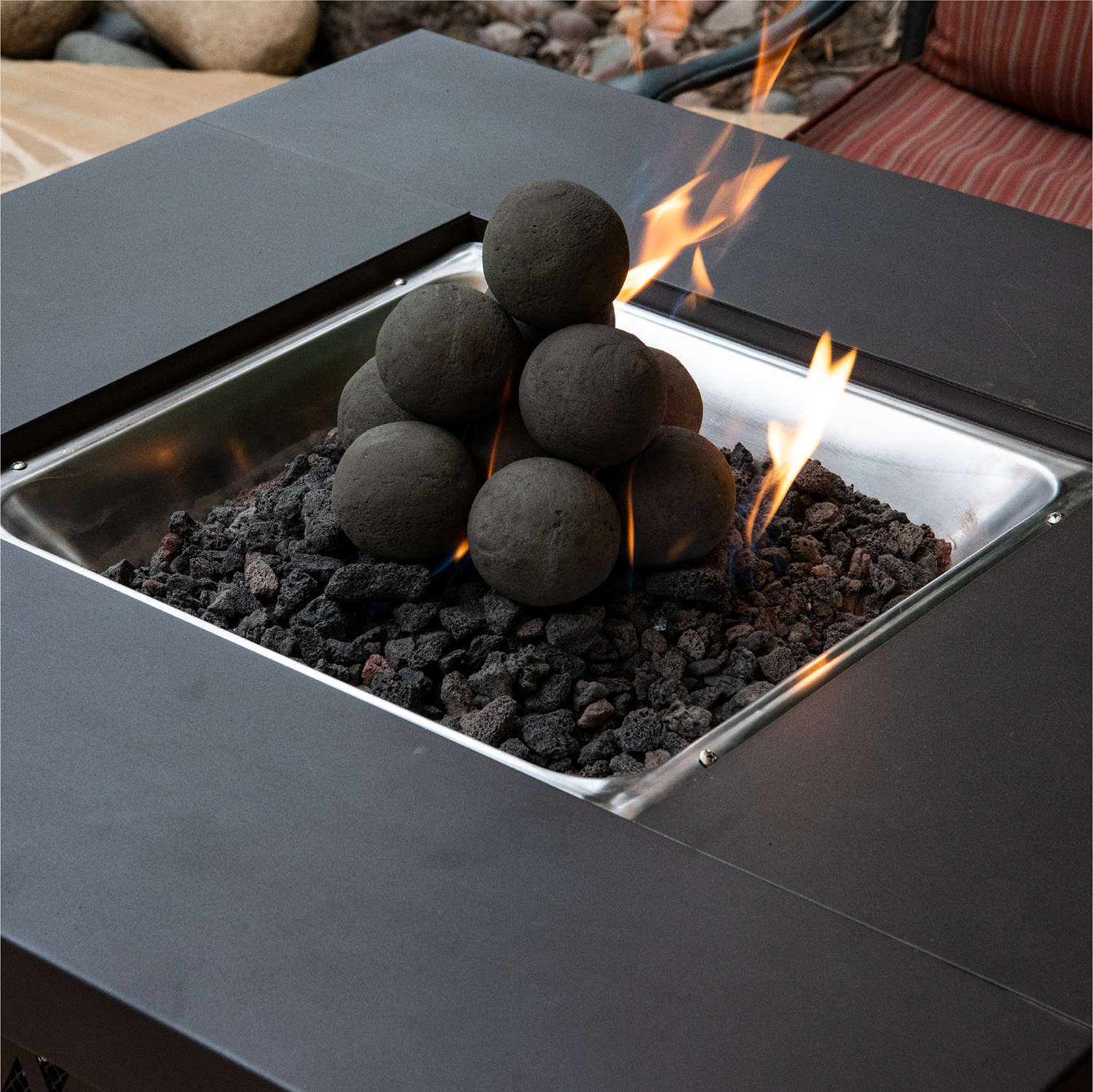 Ceramic Fire Balls Fire Pit Essentials