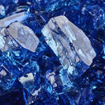 Deep Sea Blue,1/2",Reflective,Original Fire Glass
