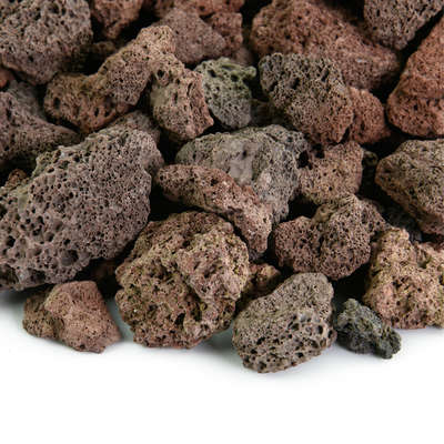 Red,3/4",Lava Rock
