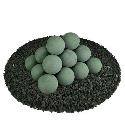 Slate Green,3",Regular,Ceramic Fire Balls