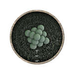 Slate Green,4",Regular,Ceramic Fire Balls