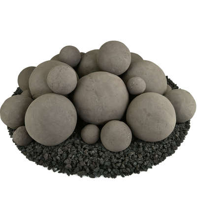 Charcoal Gray,23 Piece Mixed Set,Regular,Ceramic Fire Balls