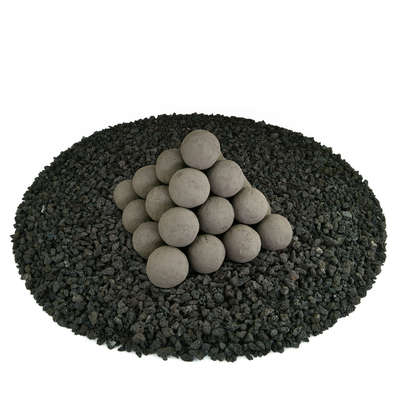 Charcoal Gray,2",Regular,Ceramic Fire Balls