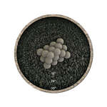 Charcoal Gray,3",Regular,Ceramic Fire Balls