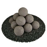 Charcoal Gray,4",Regular,Ceramic Fire Balls