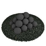 Midnight Black,3",Regular,Ceramic Fire Balls