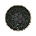 Midnight Black,13 Piece Mixed Set,Regular,Ceramic Fire Balls