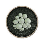 Pewter Gray Speckled,18 Piece Mixed Set,Regular,Ceramic Fire Balls