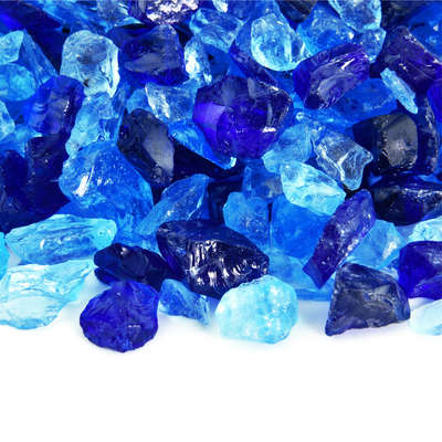Mediterranean Blues,Crushed Fire Glass Blends