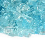 Teal Lagoon,3/8" - 1/2",Crushed Fire Glass