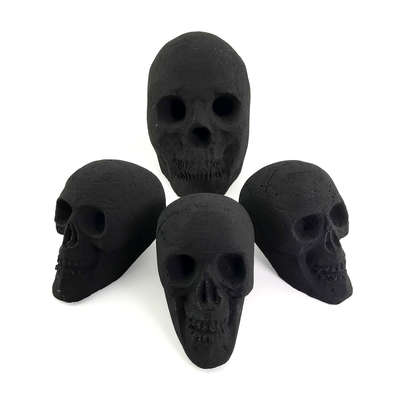 Black,Black Skulls Bundle,Ceramic Skulls